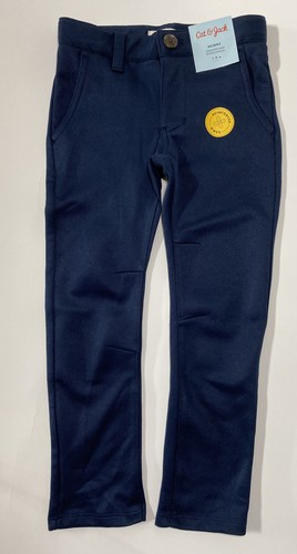 Girls Cat & Jack Stretch Skinny Adjustable Waist Blue Play School Pants Size 4 - Picture 3 of 11