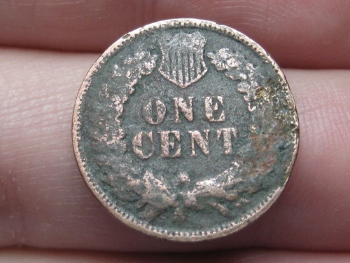 1883 Indian Head Cent Penny- Good Details, Metal Detector Find?