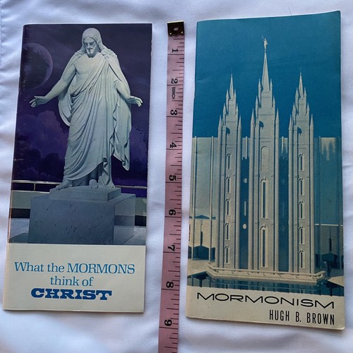 What The Mormons Think Of Christ + Mormonism Hugh B Brown Booklets Pamphlets (2) - Picture 8 of 9