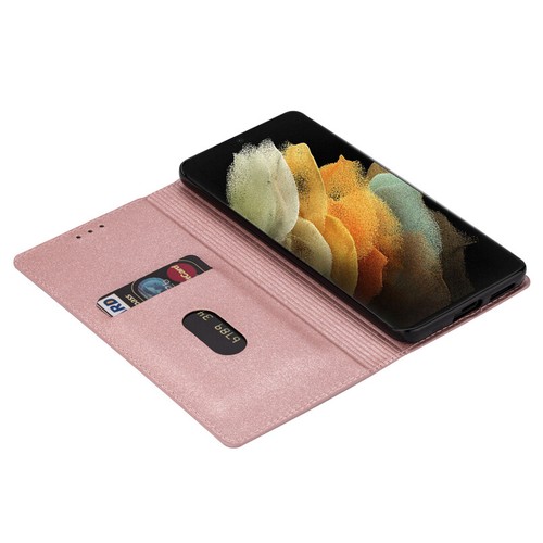 Funda tipo billetera brillante magnética abatible para Samsung S24 FE/S25+ Ultra/S25 Edge - Imagen 24 de 28
