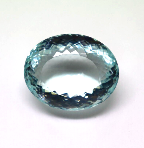 Brazilian Natural Huge Size Aquamarine 106 Ct Approx. Oval Shape  Loose Gemstone - Picture 3 of 9