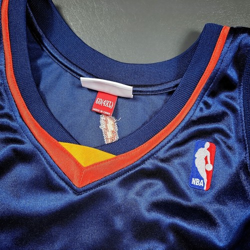 100% Authentic Stephen Curry Mitchell Ness 09 10 Warriors Jersey Size 60 4XL - Picture 4 of 6