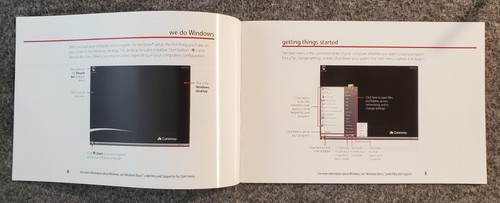 Gateway Starter Guide libretto solo manuale Windows 7 GDE V R1 1-07 computer vintage - Foto 4 di 4