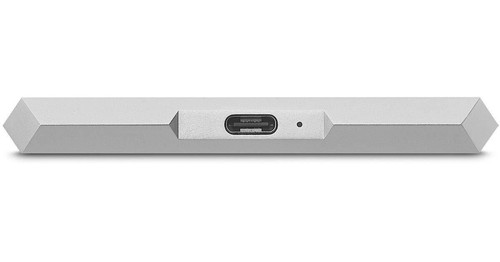 LaCie External Hard Drive HDD Mobile Drive 2TB Moon Silver USB-C USB 3.0 PC iPad - Picture 3 of 6