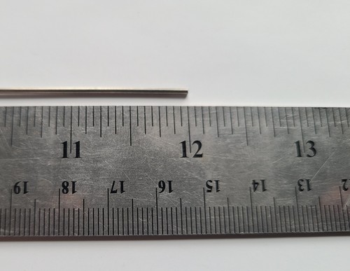 25 pcs .051 SS Straight wire shafts 12" Muskie Pike lure making spinner wire - Picture 1 of 2