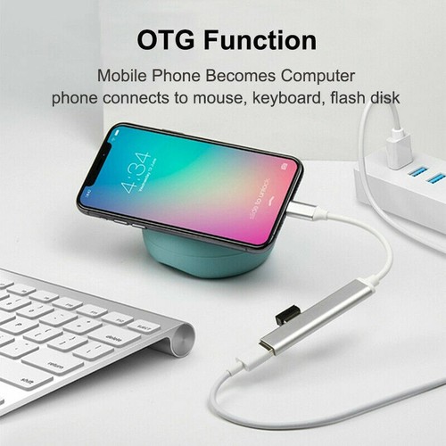 4 Ports USB C Hub Type C to USB 3.0 Hub Adapter for MacBook Android PC w/ Type-C - Picture 7 of 9