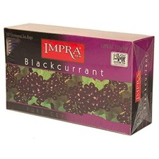 Impra Blackcurrant Pure Ceylon Black Tea Teabags Sri Lanka 100 Tea Bags