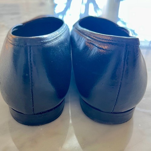 Mocasines de Colección Perry Ellis Portafolio Cuero Punta Punta Bloque de Color 8AA Estrechos - Imagen 6 de 10