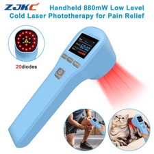 880mW LLLT Cold Laser Therapy Low Level Laser Device for Pain Relief 650nm 808nm