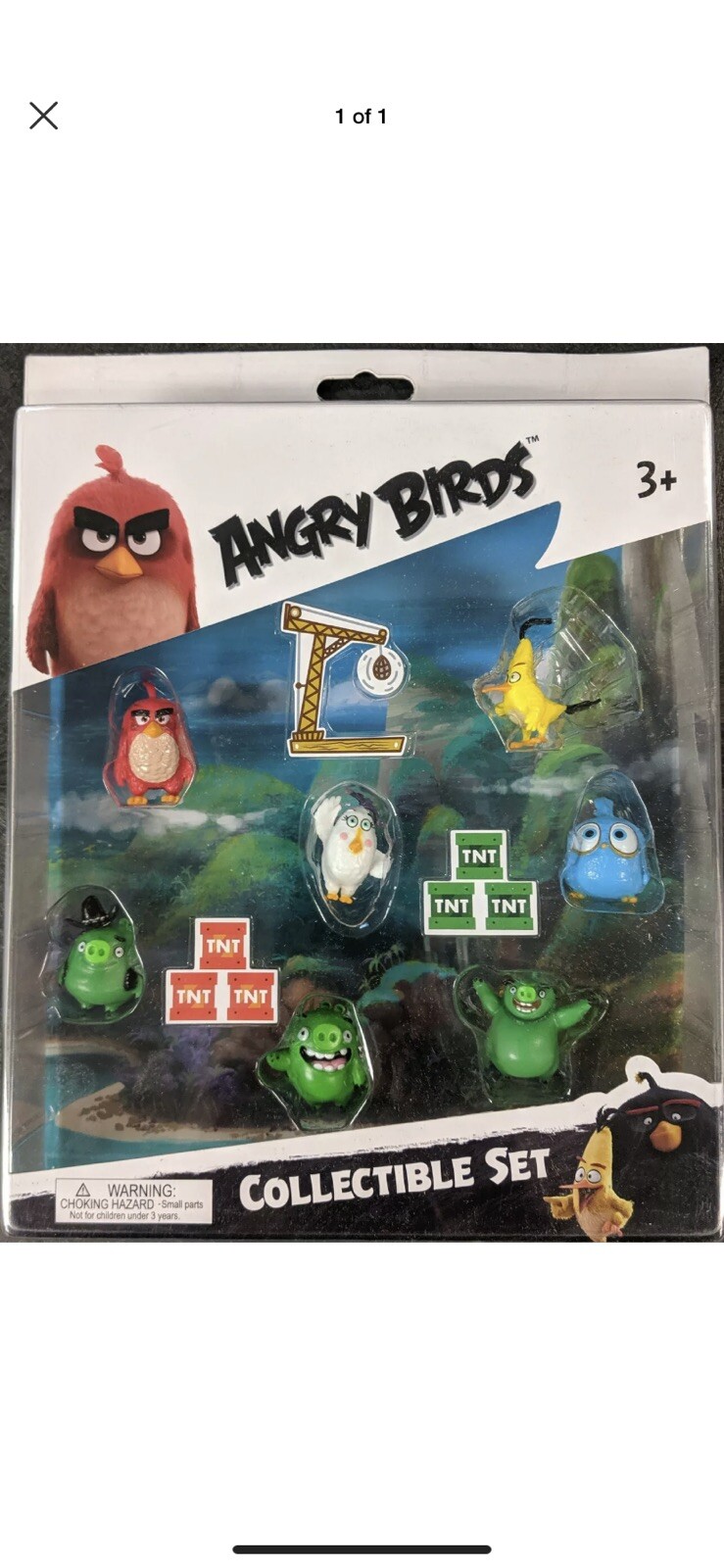 Commonwealth Toy 99340 7 Piece Angry Birds Movie Mini Figure Multi Pack Set B