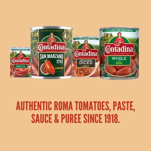 Contadina San Marzano Style Crushed Tomatoes, 28 oz (Pack of 6 Cans) - Picture 5 of 7