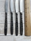Vintage Set Of 4 HF Hanford Forge SPRING LAKE Stainless Dinner Knives