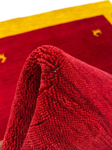 Orientteppich Gabbeh Handgewebt Teppich 100% Wolle Handloom Brücke Fussmatten - Bild 3 von 34