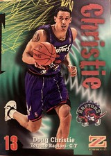 Doug Christie Z Force 1997 Skybox #28 Raptors Pepperdine