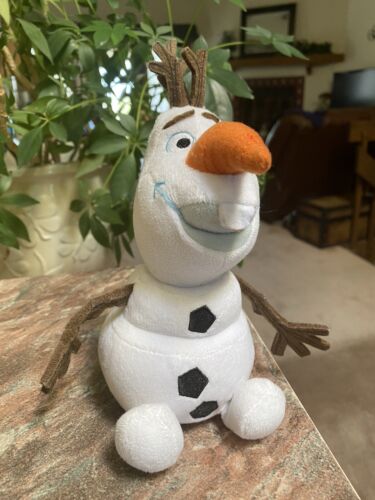 Peluche Disney Parks film congelé 8" Olaf farcie doux bonhomme de neige bouche ouverte vierge - Photo 1 sur 8