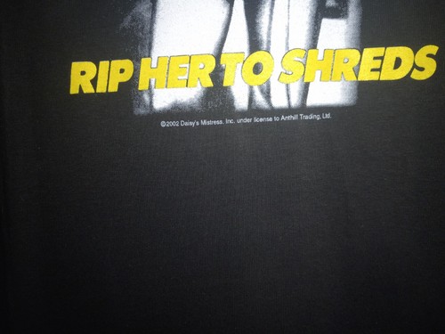 BLONDIE rip her to shreds t-shirt VINTAGE 1990S lg - Picture 3 of 5