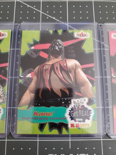 WWF WWE 2001 Get Real with KB Toys Wrestling Cards Rare HTF Edge Kane Jacqueline - Picture 3 of 9