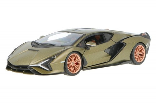 LAMBORGHINI Sian FKP 37 - oliva metálico - Bburago 1:24 - Imagen 6 de 6