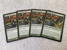 Magic the Gathering MTG Playset 4x Sakura-Tribe Scout Saviors of Kamigawa NM