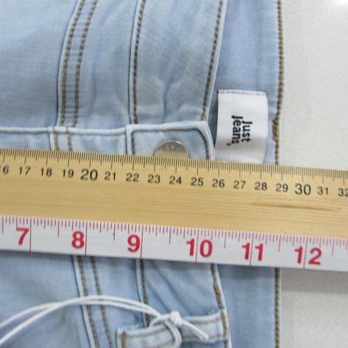 Just Jeans Womens 14 L25 Light Blue Boyfriend Ankle Amaze Mid Denim Knit NEW - Picture 9 of 12
