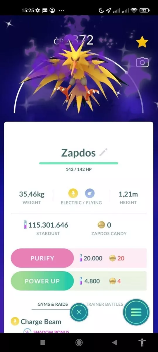 Shiny Zapdos 