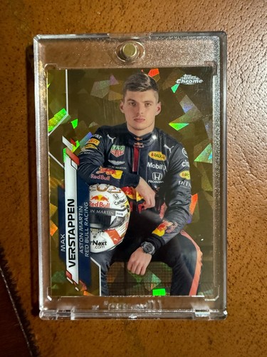 2020 Topps Chrome Sapphire F1 #6 Max Verstappen RC Gold Variation SP 47/50
