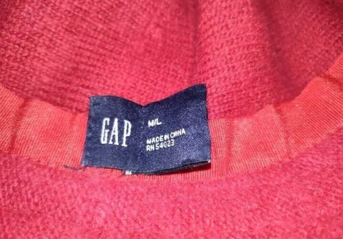 GAP Women’s Medium/Large Bucket Hat Red Rabbit Wool Blend - NWT - Picture 2 of 3