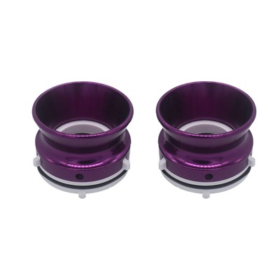 1pair High Quality Nab Hub Adapter Polished Aluminium For Studer Revox 10 Inch
