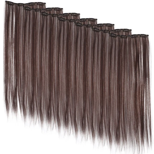 7 Pcs Extension Hair Clips Topper for Women Artificial Girls Accessories