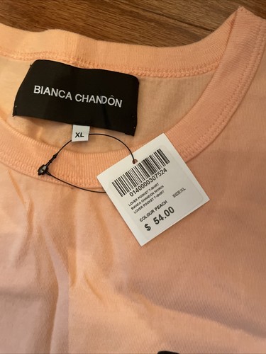 Bianca Chandon Lover T-Shirt / Size XL / Mens / Black Peach/ Cotton Rare - Picture 5 of 5