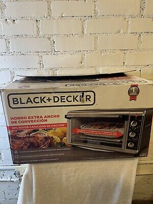 BLACK+DECKER TO3250XSB 8-Slice Toaster Oven - Black