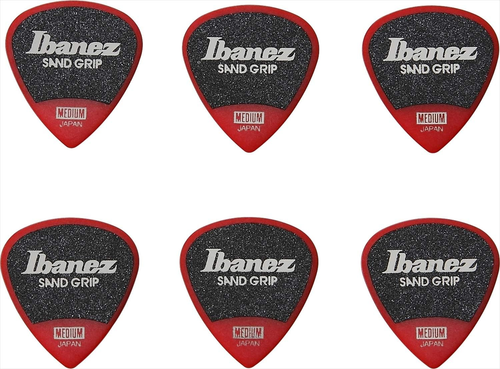 Ibanez Grip Wizard Series Sand Grip Pick PA16MSG-RD RED with Anti-Slip Material - Picture 11 of 12