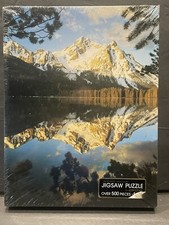 Vintage Springbok Rockies Mountain Reflections 500 Pc Jig Saw Puzzle Sealed.