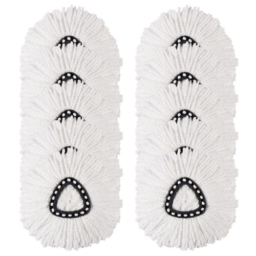 10X Microfiber Mop Heads Easy-to-Clean Mop Head Replacement O-Cedar Compatible - Bild 1 von 11