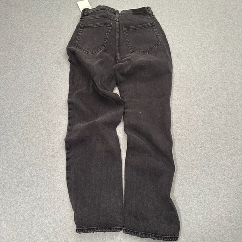 Neu mit Etikett Abercrombie & Fitch The Dad Damenjeans hoher Bund schwarz Gr. 26 2s distressed - Bild 15 von 16