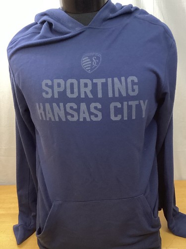 Sporting Kansas City Soccer Fanatics Mens Hoodie Medium Modal Polyester Spandex - Picture 6 of 10