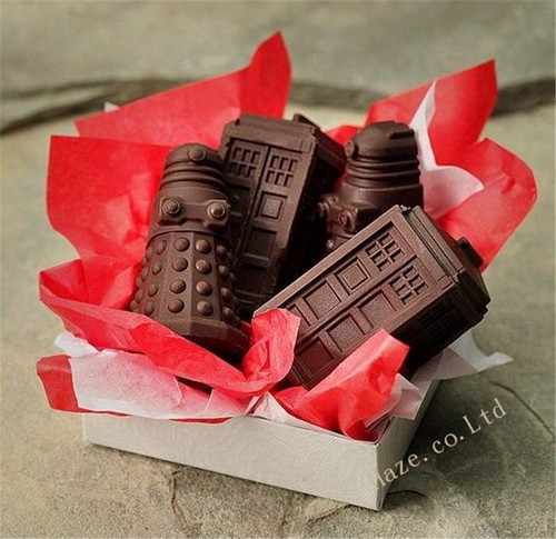Doctor Who Silicone Ice Cube Tray Tardis DIY Candy Chocolate Jelly Mold Gift - Picture 4 of 6