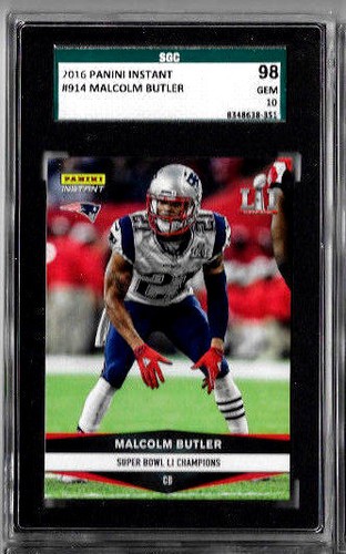 2016 Panini Instant Malcolm Butler SGC 98/ 10 - Afbeelding 1 van 2