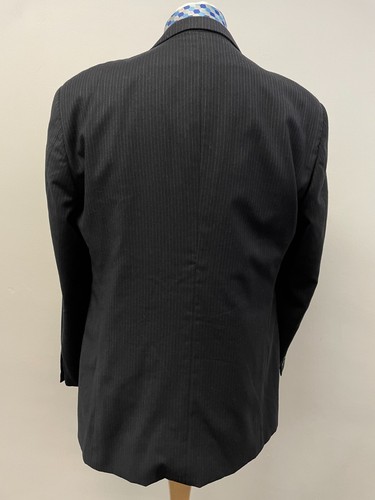 TRAJE ARMANI COLLEZIONI 2 PIEZAS LANA PURA CON CACHEMIR EN CARBÓN 44R TRS W38 L33 EC - Imagen 5 de 12