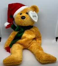 2003 Holiday Teddy the Bear Ty Beanie Baby 2004~New & Tagged~Christmas & Winter