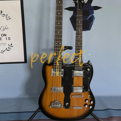 Factory Jimmy Page Double Neck SG Electric Guitar 4/6