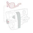 VW BUS 68-79 SLIDING DOOR CATCH SPRING! TOUGH TO FIND! FREE SHIP!