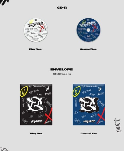 TO1 3rd Mini Album [WHY NOT??] CD+P.Book+P.Card+Photo Prop+Sticker+Lenticular - Imagen 4 de 13
