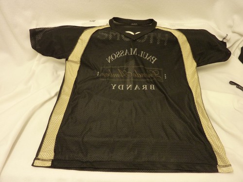 VTG DODGER BLACK MESH PROMO JERSEY SZ XL PAUL MASSON GRANDE AMBER BRANDY - Picture 2 of 12
