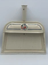 VINTAGE BALLONOFF Metal DUSTPAN Cream 1990 Hallmark Cards Fruit Design Country