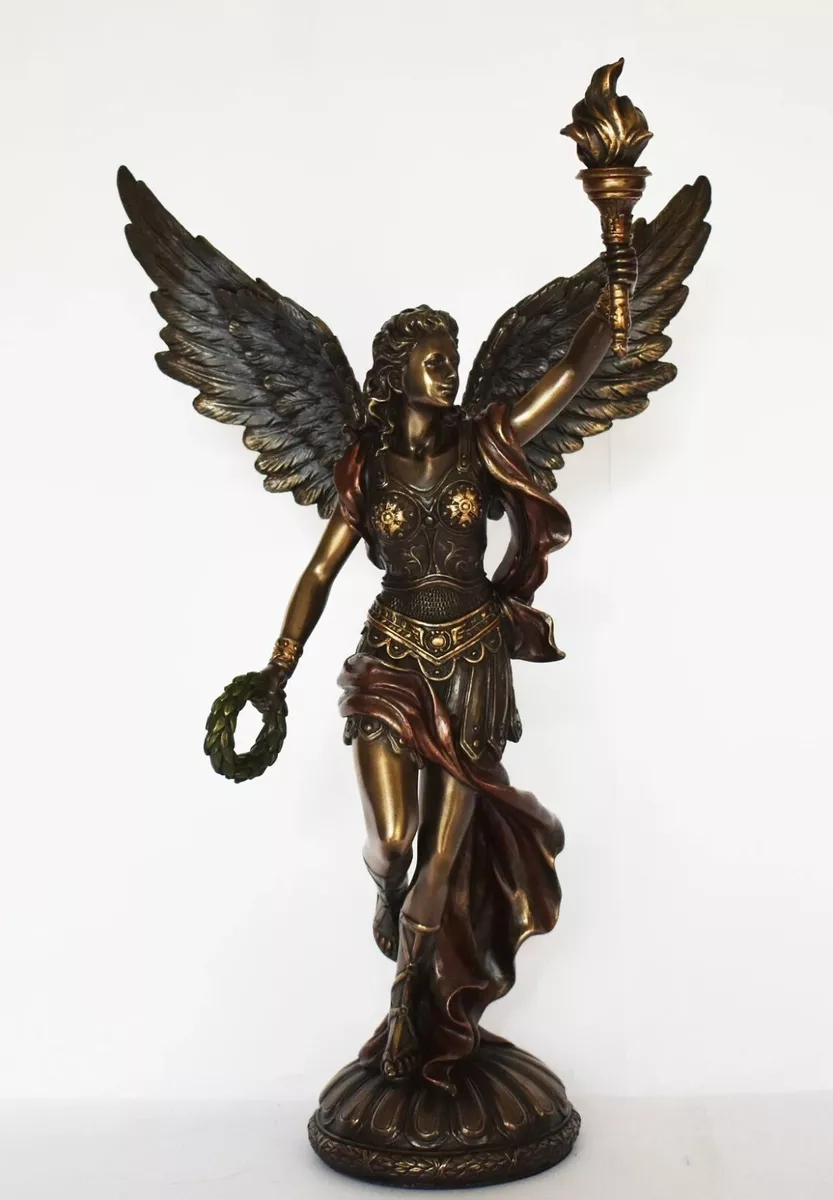 Nike Victoria Winged - Roman Goddess of Victory - Cold Cast Bronze Resin | eBay