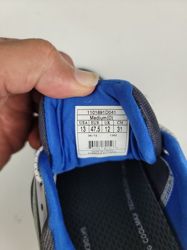 Brooks Herren Transcend 2 1101891D041 Grau Blau Laufschuhe Turnschuhe Größe 13 D - Bild 6 von 9