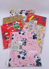 Vintage Lot 6 Gift Wrapping Paper Kids Birthday American Greetings