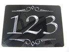Any House Door Number You Wish Screw Or Stick On 100x75mm Plaque Sign Plate