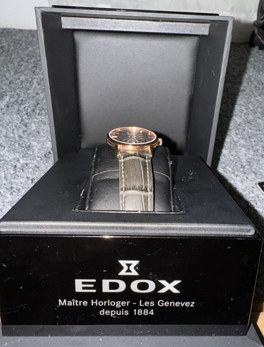 Orologio al quarzo da donna EDOX Les Vauberts 57001-37R-AIR PREZZO CONSIGLIATO £440 - Foto 14 di 17